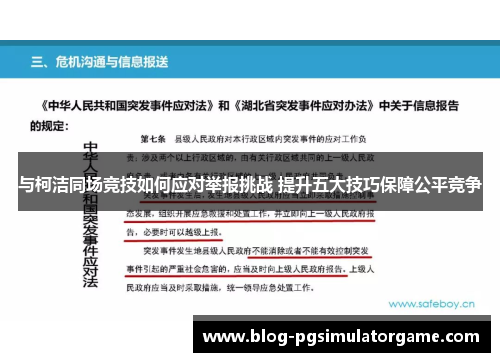 与柯洁同场竞技如何应对举报挑战 提升五大技巧保障公平竞争