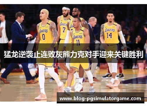 猛龙逆袭止连败灰熊力克对手迎来关键胜利